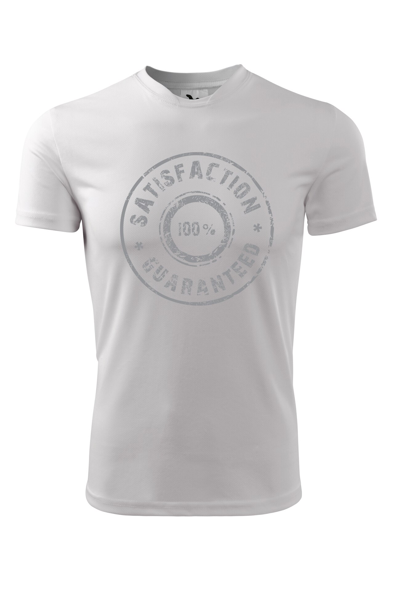 Tricou personalizat, Satisfaction Guaranteed, Adler, Alb
