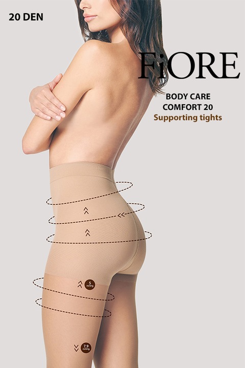 Ciorap FIORE BodyCare Comfort 20 Den, Natural, 3