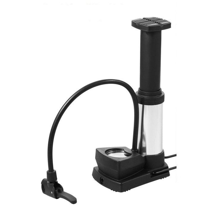 OEM lábpumpa, manométerrel, kerékpározáshoz