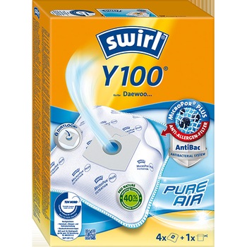 Set 4 saci Swirl pentru aspiratoare Daewoo, Y100 Set 4 saci Swirl pentru aspiratoare Daewoo, Y100