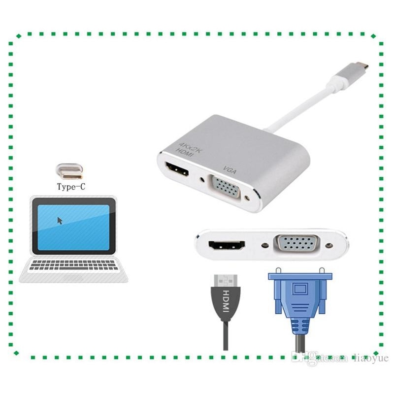 Adaptor audio video USB type C HDMI, VGA eMAG.ro