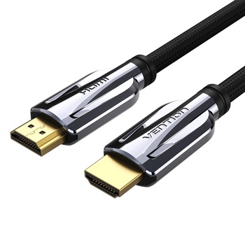 Cablu Vention HDMI 2.1 ,8K (7680x4320p) ,eARC, VRR si HDR ,tata tata,Latime de banda de 48 Gbps ,120Hz, 1 m Cablu Vention HDMI 2.1 ,8K (7680x4320p) ,eARC, VRR si HDR ,tata tata,Latime de banda de 48 Gbps ,120Hz, 1 m