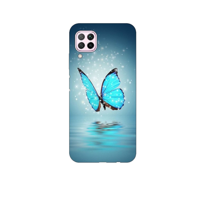 Husa Silicon Soft, Butterfly2, BS Print, Huawei P40 Lite