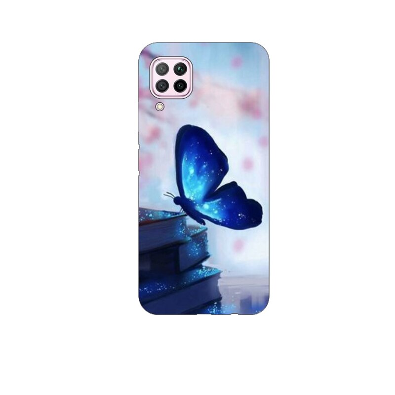 Husa Silicon Soft, Butterfly1, BS Print, Huawei P40 Lite