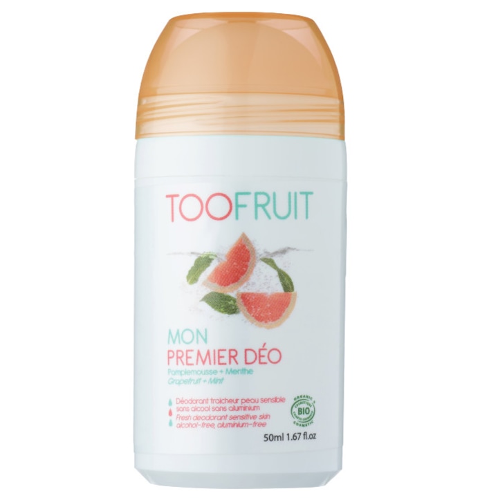 Deodorant roll-on Mon Premier, Toofruit, bio, organic, menta, grapefruit, 50ml