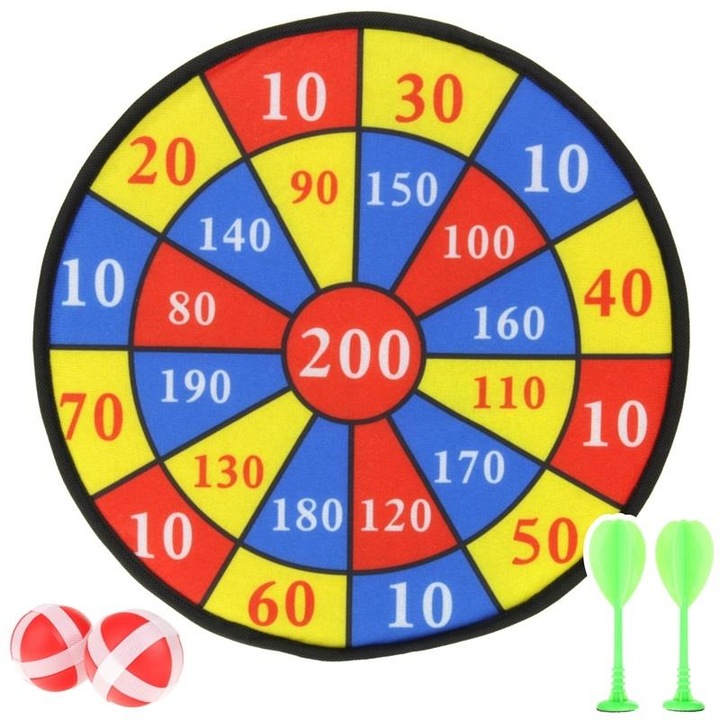 Darts gyerekeknek, Nobo Kids, Textil anyag, Multicolor