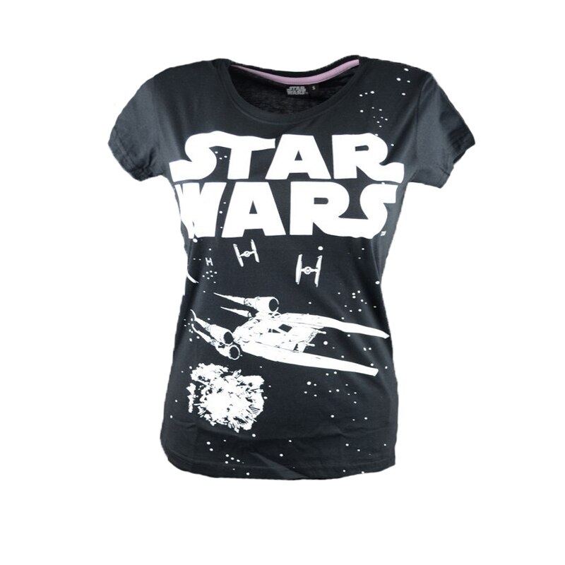 Tricou maneca scurta fete E Plus M Star Wars 8292N, Negru