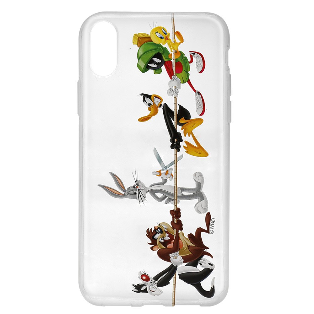 Husa Silicon Looney Tunes pentru iPhone X, Looney Tunes 009 Clear
