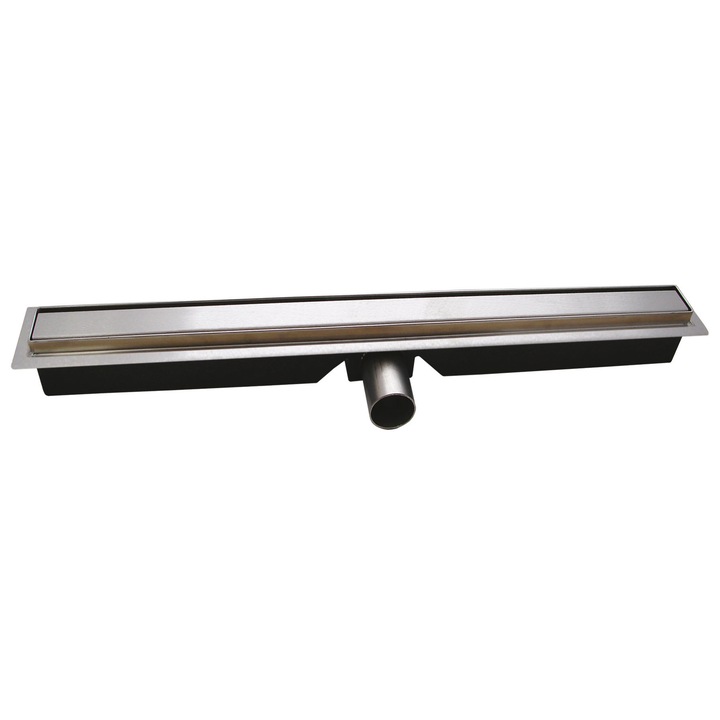 Rigola pentru dus din inox Super Slim Ferro L 600 mm cu sifon incorporat DN 40