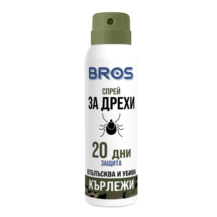 Спрей против кърлежи за дрехи Bros, 90 мл
