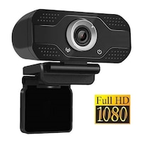Camera Web BabyToy™ AG-W2 Pro, FullHD 2MP, Dual Microfon, Anulare Zgomot Fundal, Auto-Focus, Conectare PC/Laptop, rezolutie 1920*1080 @30fps, corectie automata de culoare, negru