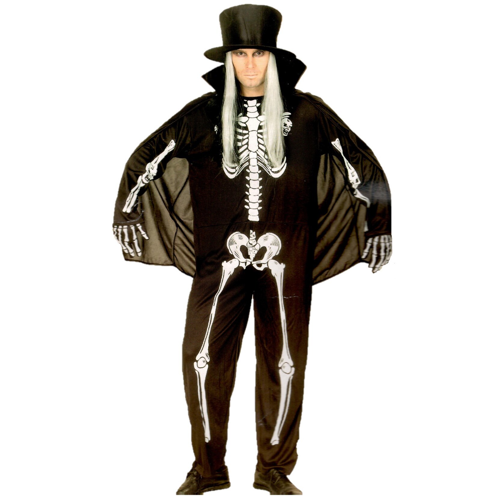 Costum Schelet , Marimea M, multicolor, poliester