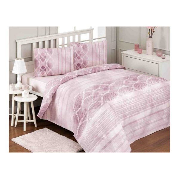 Lenjerie de pat din bumbac 100% Sonia Murdum, 4 piese,2 persoane