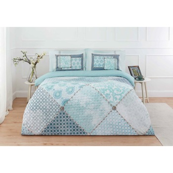 Set Lenjerie de Pat, 7 piese cu Pilota + 2 Perne Mayra Set Lenjerie de Pat, 7 piese cu Pilota + 2 Perne Mayra