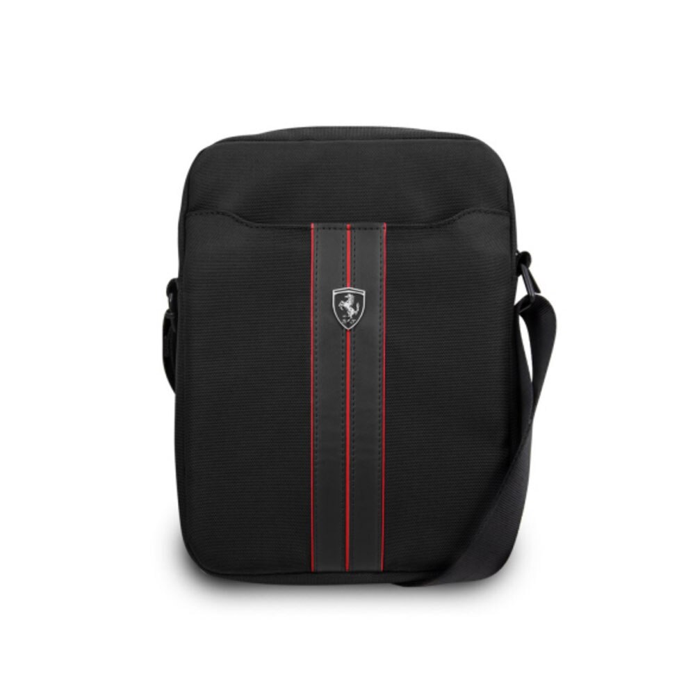 Geanta textil Ferrari Urban Collection, 8 inci, Negru