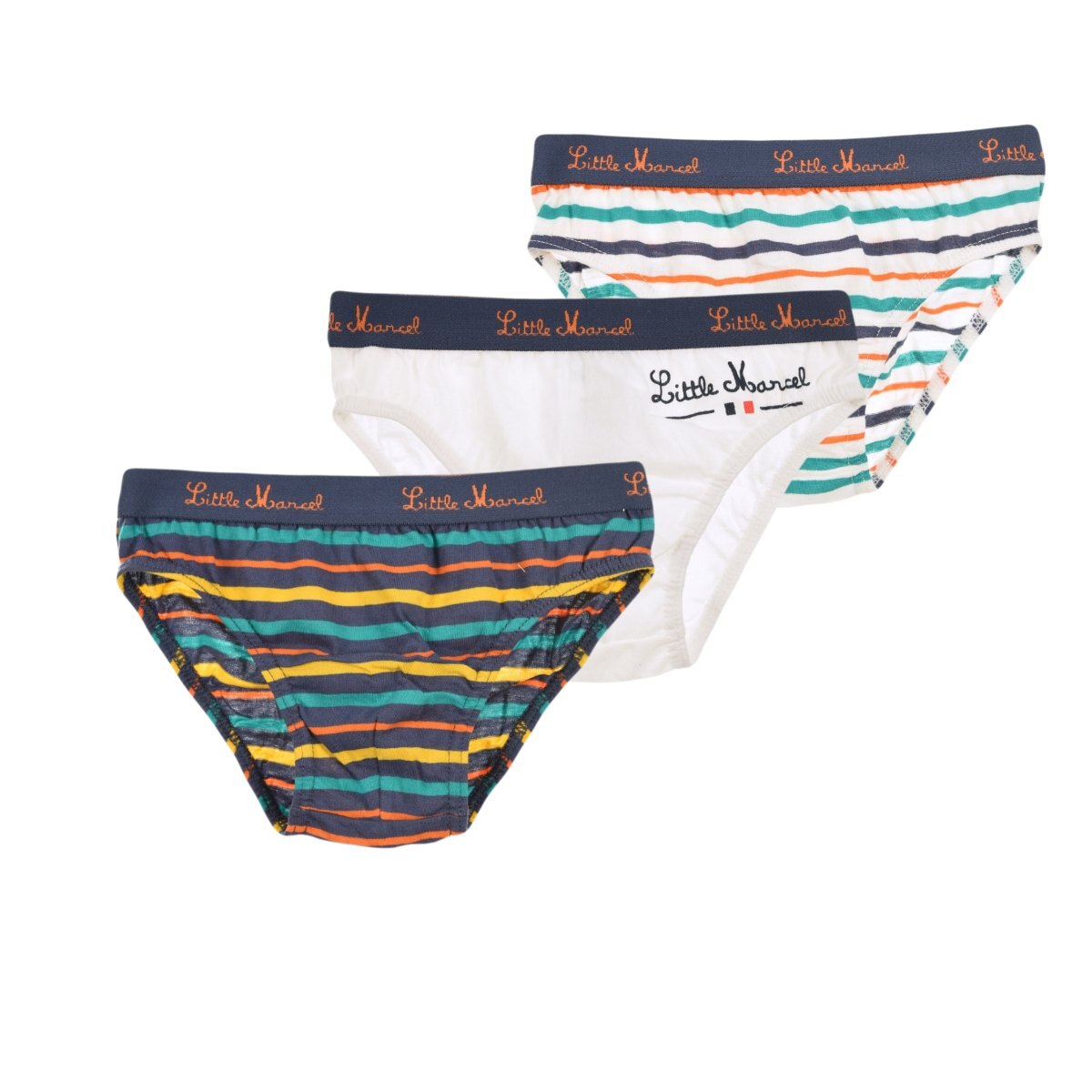 Set 3 perechi chiloti, Little Marcel, Multicolor