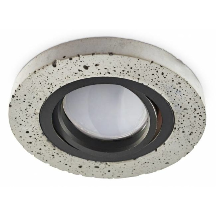 Corp de iluminat decorativ cu halogen in Stilul LOFT, Kobi Light, Crom/Gri