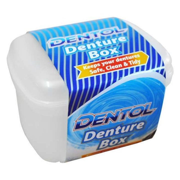 Cutie pentru pastrarea protezelor dentare, Dentol