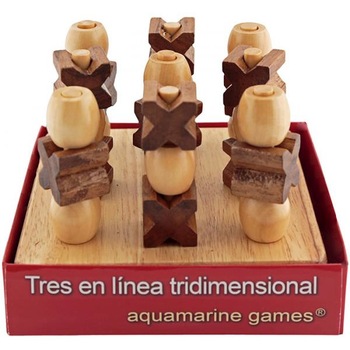 Joc de societate, Aquamarine, 3 in linie 3D Joc de societate, Aquamarine, 3 in linie 3D
