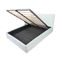 pat tapitat rabatabil cu lada depozitare pentru saltea 140x190 cm tiamo promo alb piele ecologica imagen 9_0_
0