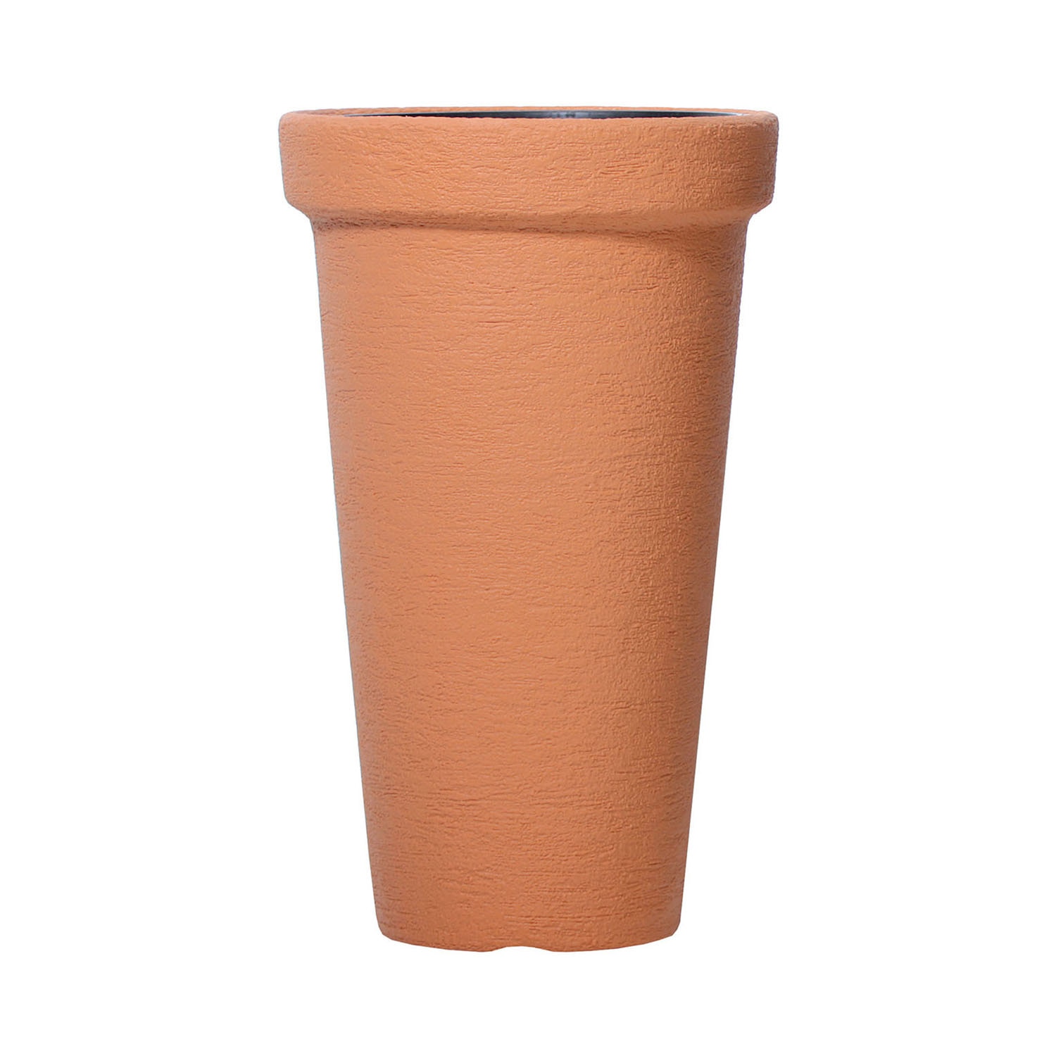 Ghiveci ProsperPlast, Classic Tower, PVC, Ø40xH63 cm, 36 l, Culoare caramiziu