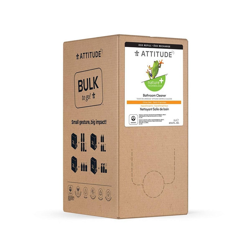 Rezerva solutie ecologica de curatat depunerile de calcar din baie, Attitude, 2 l