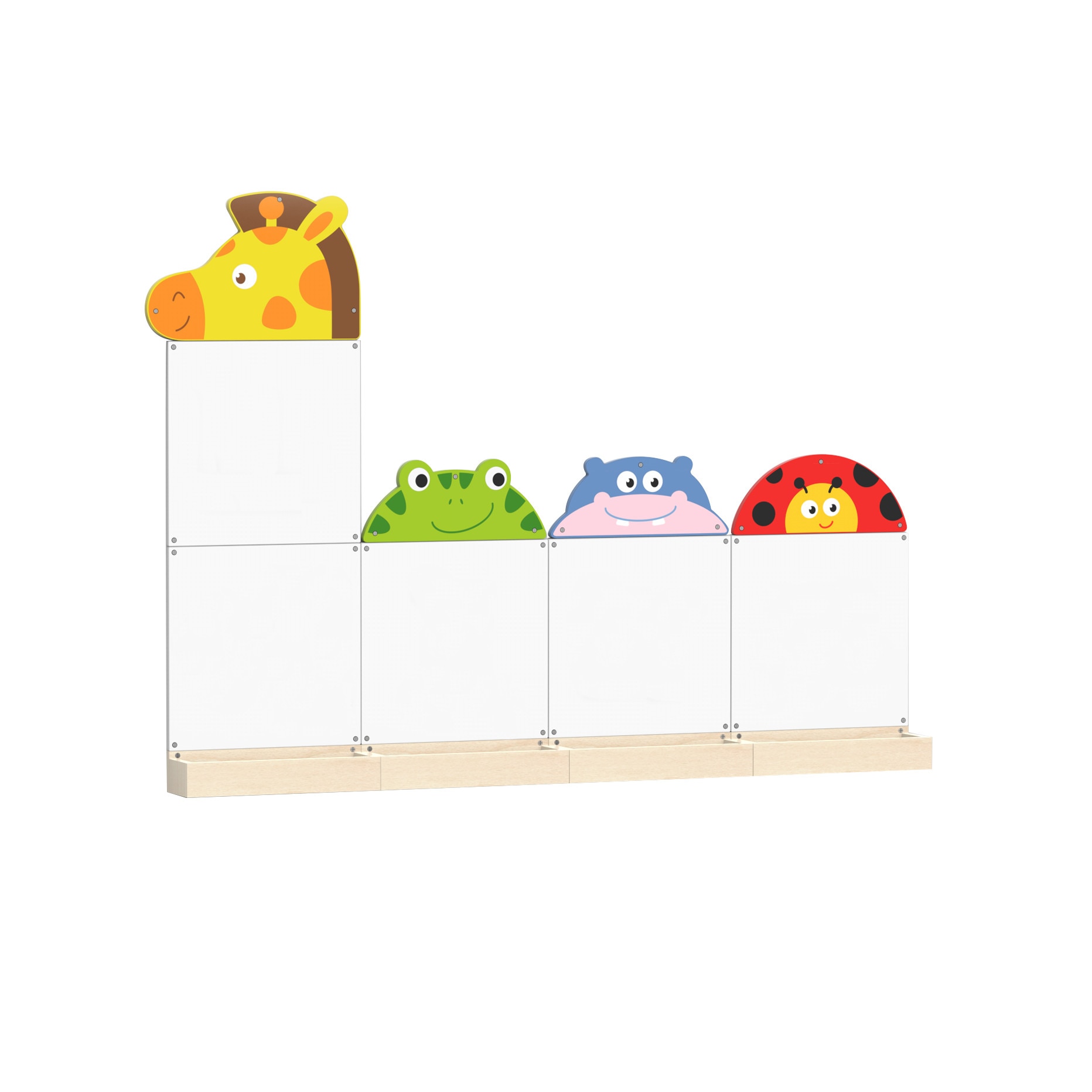 Set table de scris magnetice, Viga, Animale