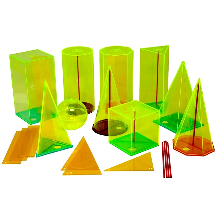 Trusa de Corpuri geometrice pentru profesor