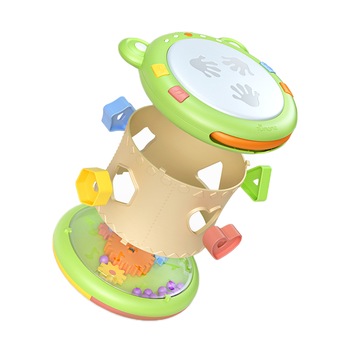 Jucarie Interactiva 3in1 Tumama® cu Toba, Cub Educativ si Labirint, pentru copii si bebelusi, Sunete si Lumini, Material Plastic, Varsta +18 luni, galben/verde Jucarie Interactiva 3in1 Tumama® cu Toba, Cub Educativ si Labirint, pentru copii si bebelusi, Sunete si Lumini, Material Plastic, Varsta +18 luni, galben/verde