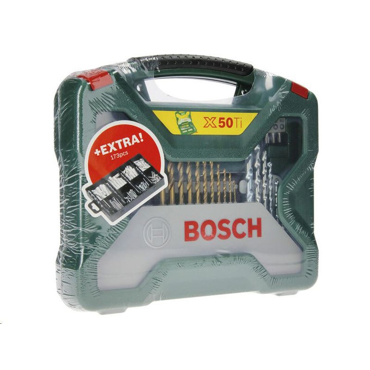 Bosch X-Line 50Ti tartozékkészlet és 173 részes rögzítőkészlet