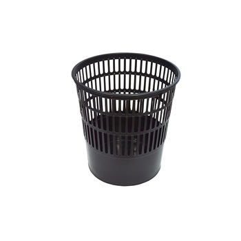 Cos hartie, 16 litri, perete perforat, Tami, negru Cos hartie, 16 litri, perete perforat, Tami, negru