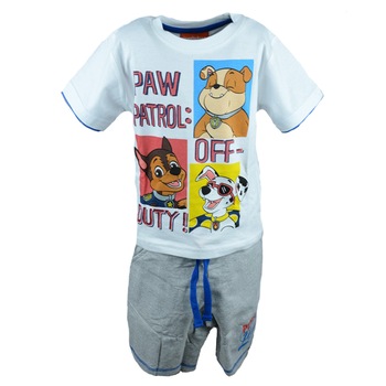 Compleu 2 piese de vara baieti E Plus M Paw Patrol PAW 52 12 1194, Multicolor Compleu 2 piese de vara baieti E Plus M Paw Patrol PAW 52 12 1194, Multicolor
