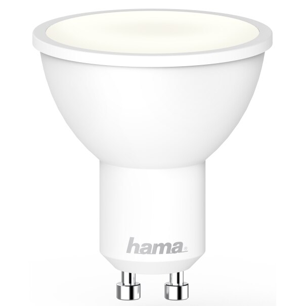 Bec inteligent Hama, LED, Wi-Fi, GU10, 4.5W, Alb