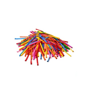 Set 100 Baloane colorate pentru modelaj, latex, lungime 110 cm, It's Party Time Set 100 Baloane colorate pentru modelaj, latex, lungime 110 cm, It's Party Time