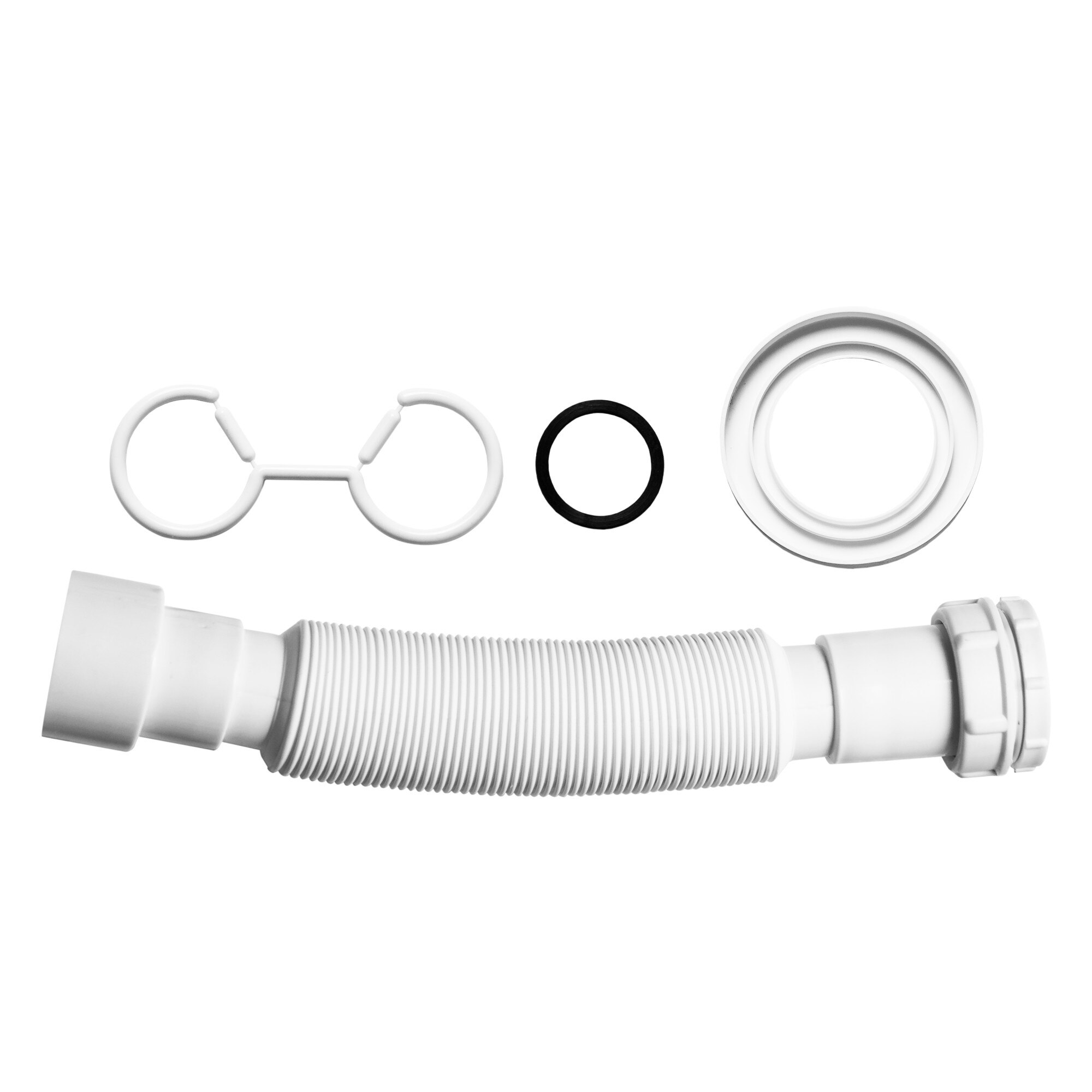 Racord chiuveta extensibil alb, Wirquin, D32/40 1