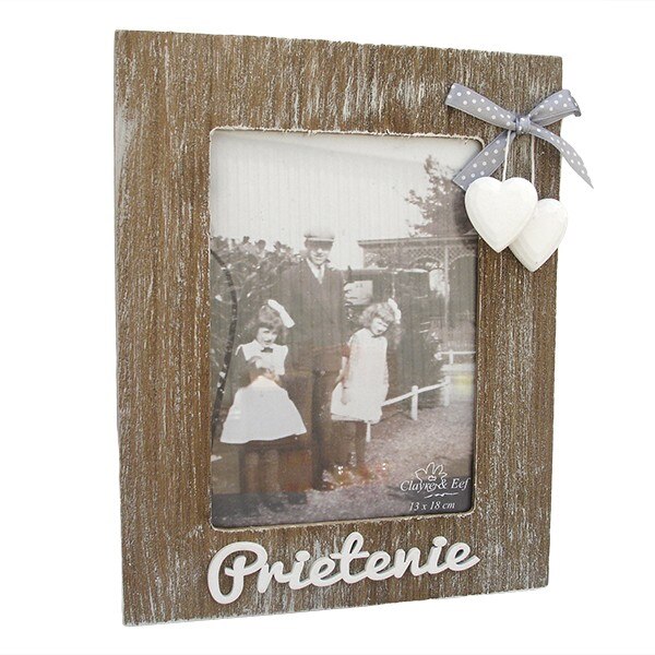 Rama foto cu mesaj “Prietenie” 13 x 18 cm