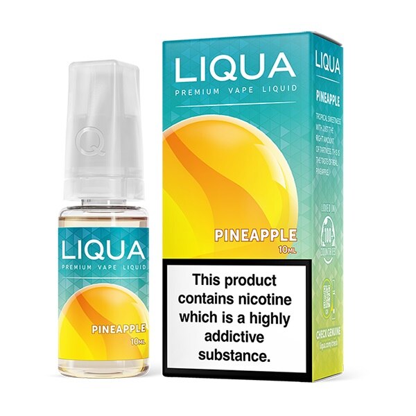 Lichid Tigara Electronica Liqua Pineapple, 10 ml cu nicotina