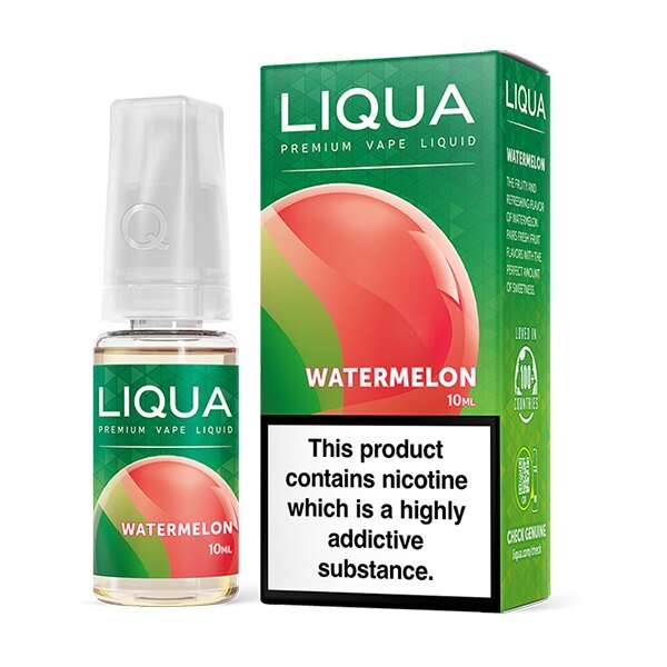 Lichid Tigara Electronica Liqua Watermelon, 10 ml cu nicotina