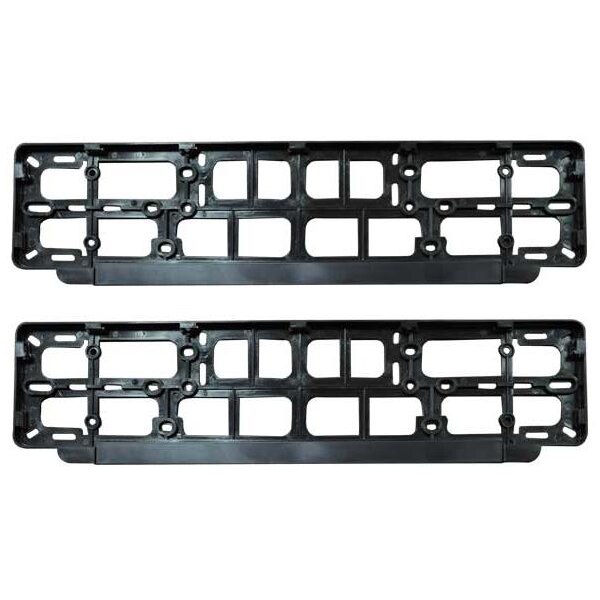 Suport numar inmatriculare cu rigleta Mega Drive, set 2 buc