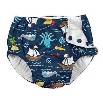 Slip refolosibil, impermeabil, pentru inot si antrenament la olita, protectie SPF 50+, iPlay, Navy Pirates, 4 Ani Slip refolosibil, impermeabil, pentru inot si antrenament la olita, protectie SPF 50+, iPlay, Navy Pirates, 4 Ani