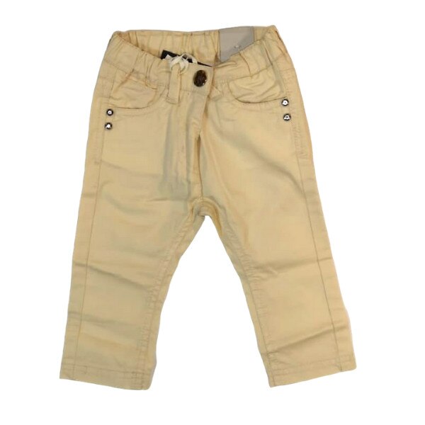 Pantaloni lungi fete iDO, bej, Bej