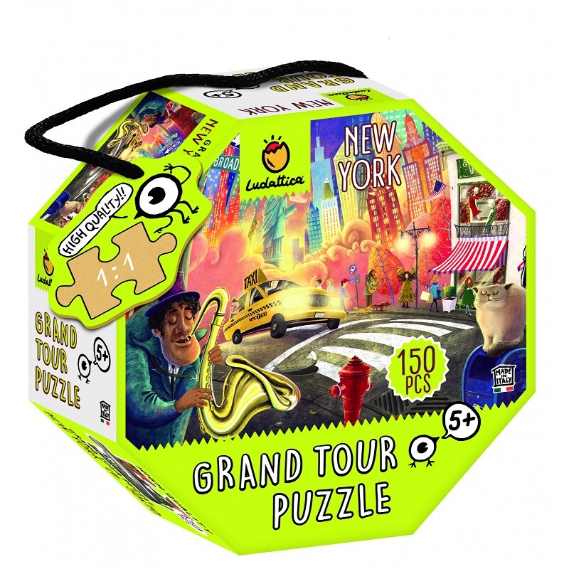 Puzzle - Ocolul Pamantului, New York, 150 piese