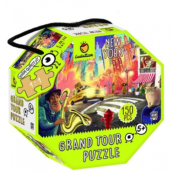 Puzzle - Ocolul Pamantului, New York, 150 piese Puzzle - Ocolul Pamantului, New York, 150 piese