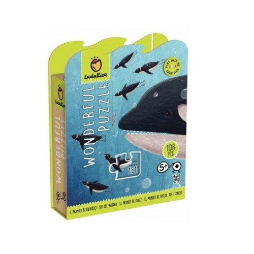 Puzzle Lumea Povestilor - Regatul de Gheata, 108 piese