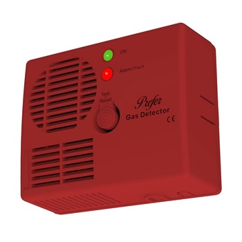 Detector de gaz metan Prefer, rosu Detector de gaz metan Prefer, rosu