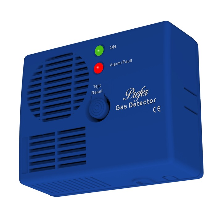 Detector de gaz metan Prefer, albastru