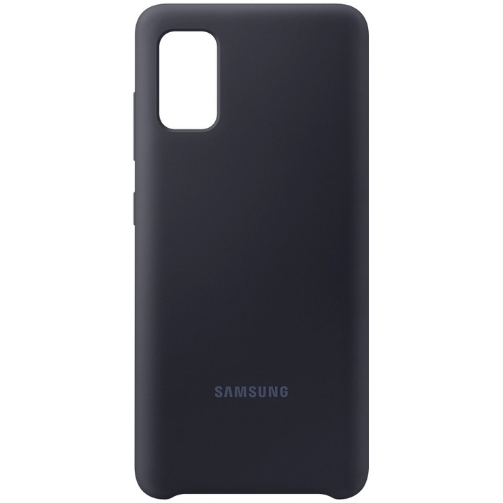 Калъф Samsung Silicone Cover за Galaxy A41 (2020), Black
