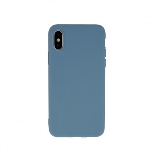 Husa Silicon Matt Apple iPhone X / XS, Light Blue
