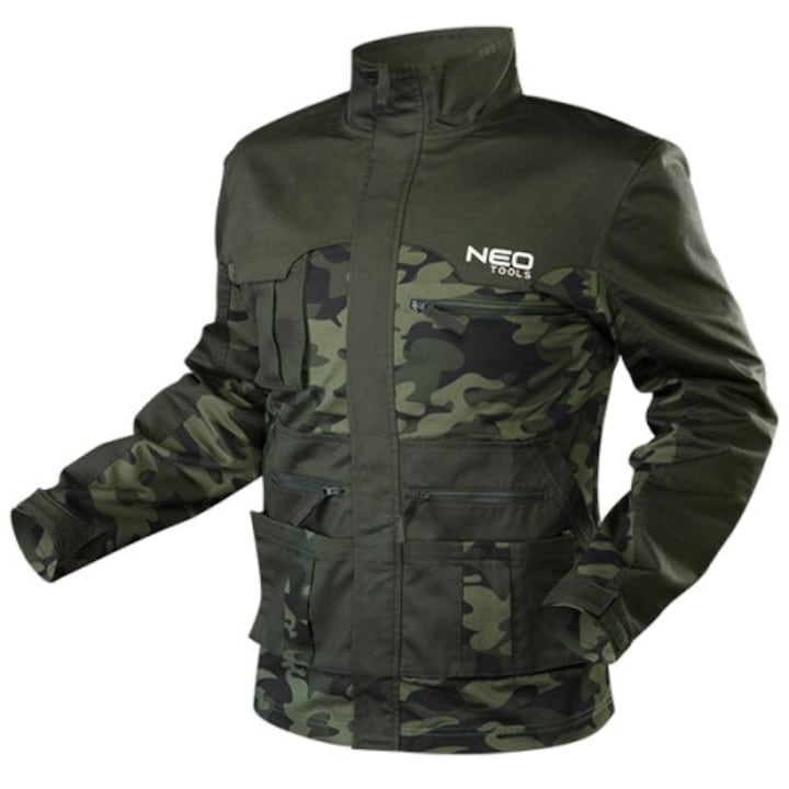 Работно яке NEO TOOLS CAMO, Камуфлаж, Размер S/48