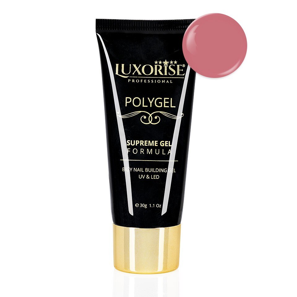 Polygel Supreme Gel LUXORISE, Roz Prafuit LX010